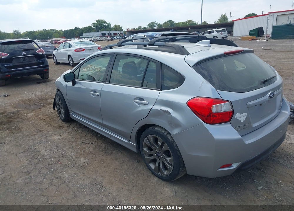 2016 SUBARU IMPREZA 2.0I SPORT PREMIUM VIN: JF1GPAS61GH306403