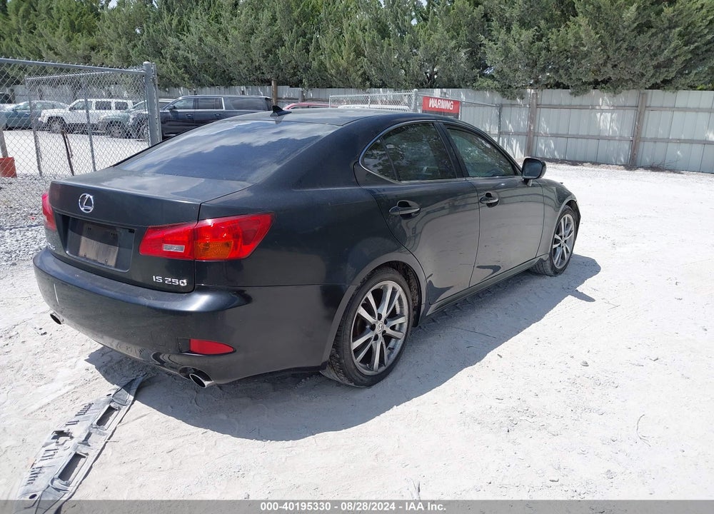 2008 LEXUS IS 250 VIN: JTHBK262782063943