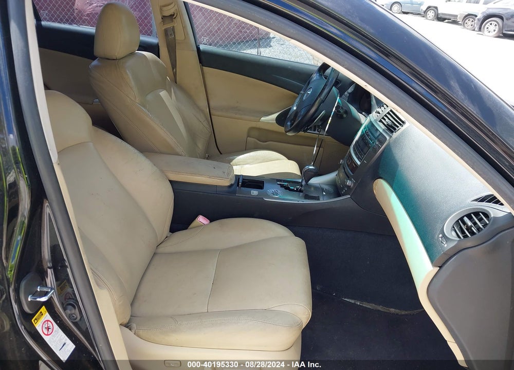 2008 LEXUS IS 250 VIN: JTHBK262782063943