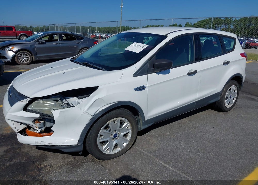 2014 FORD ESCAPE S VIN: 1FMCU0F72EUD09972