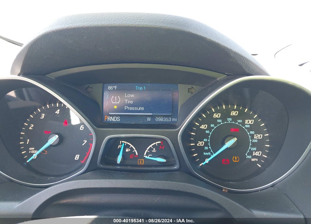 2014 FORD ESCAPE S VIN: 1FMCU0F72EUD09972