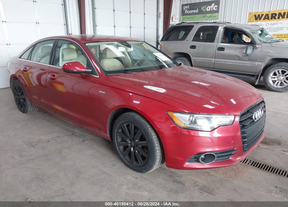 2013 AUDI A6 3.0T PREMIUM VIN: WAUGGAFC6DN032331
