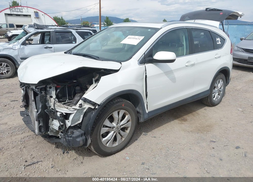 2014 HONDA CR-V EX-L VIN: 5J6RM4H72EL093527