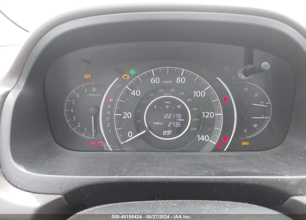 2014 HONDA CR-V EX-L VIN: 5J6RM4H72EL093527