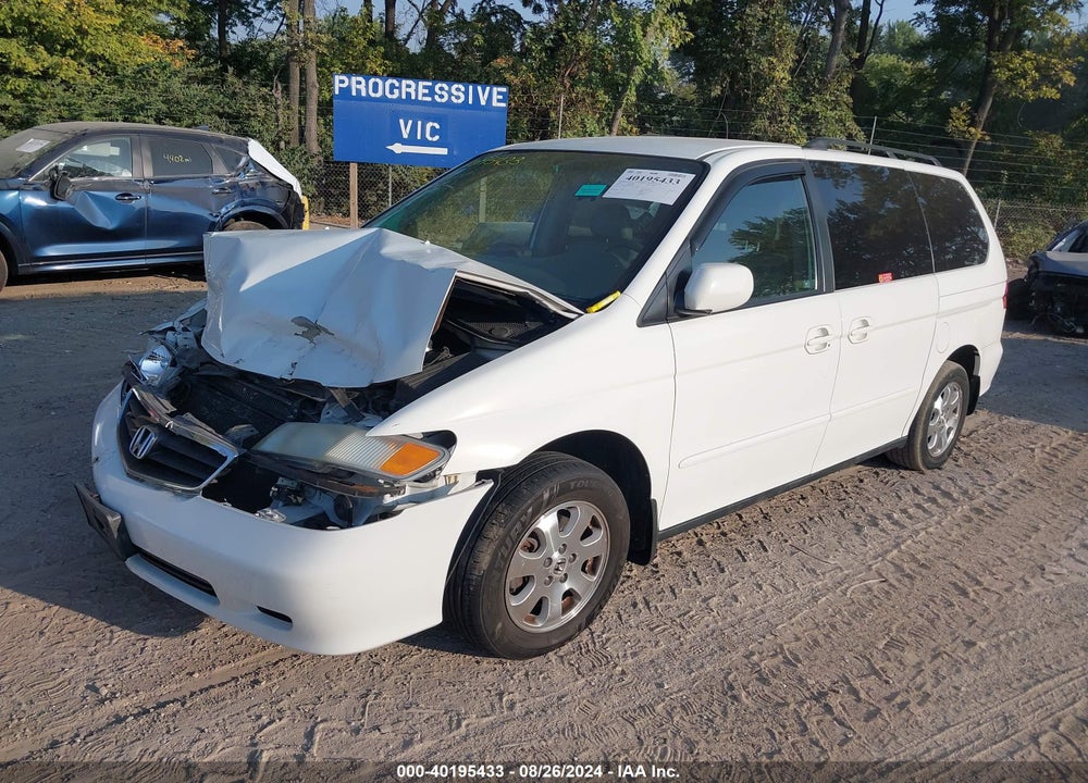 2002 HONDA ODYSSEY EX VIN: 5FNRL18692B006980