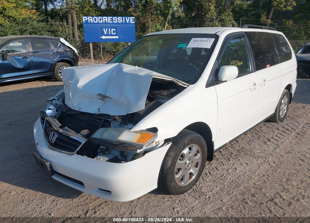 2002 HONDA ODYSSEY EX VIN: 5FNRL18692B006980