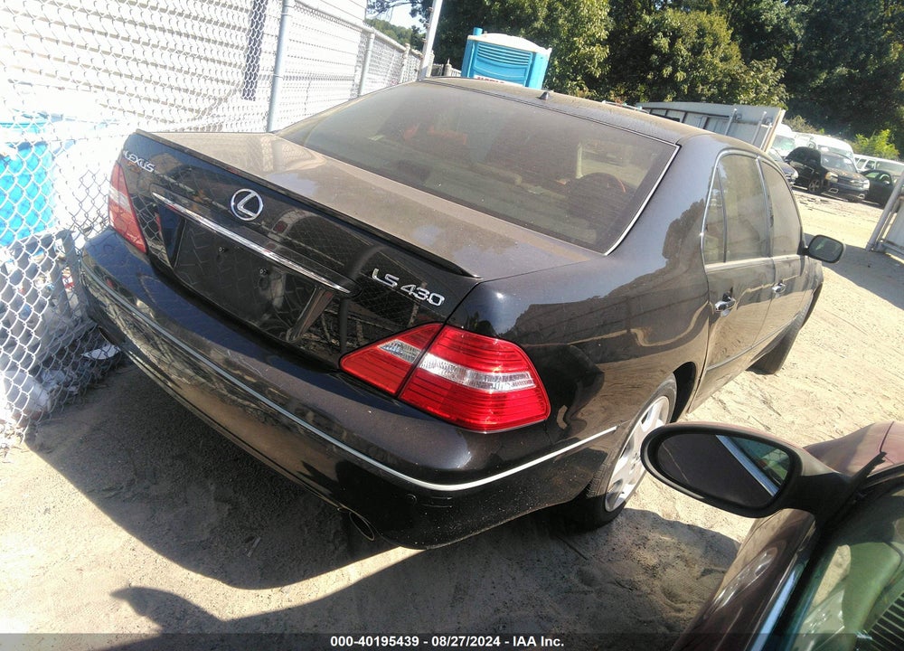 2005 LEXUS LS 430 VIN: JTHBN36F950173920