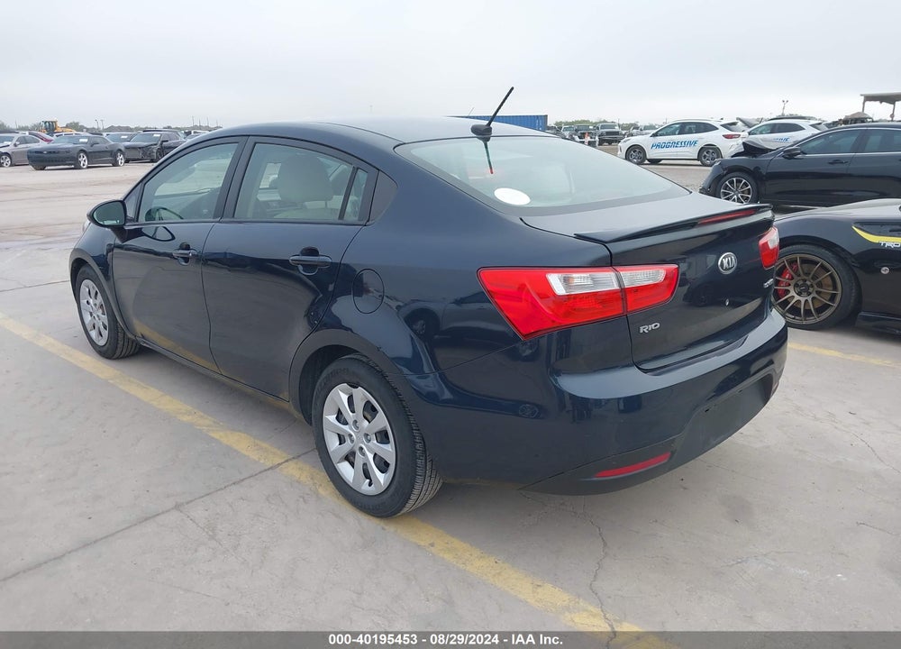 2013 KIA RIO EX VIN: KNADN4A32D6205936