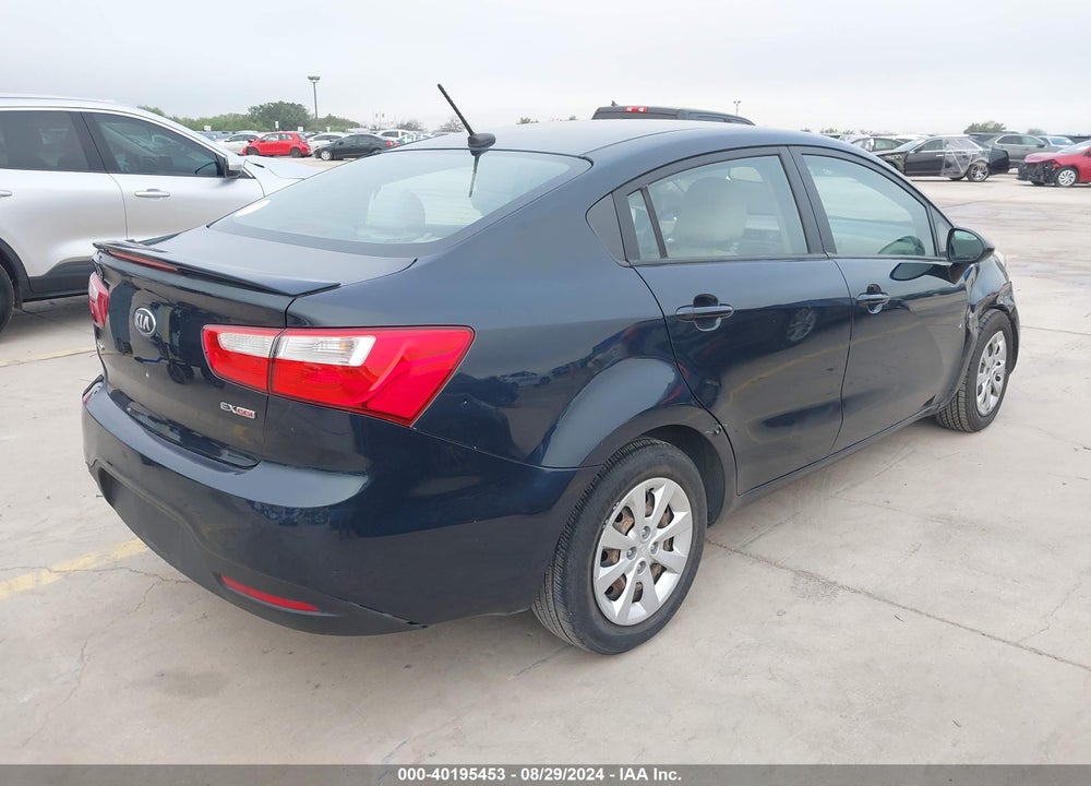 2013 KIA RIO EX VIN: KNADN4A32D6205936