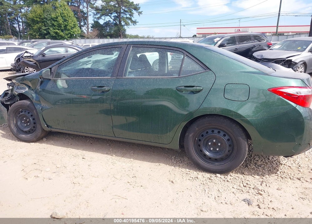 2015 TOYOTA COROLLA LE VIN: 5YFBURHE3FP280075