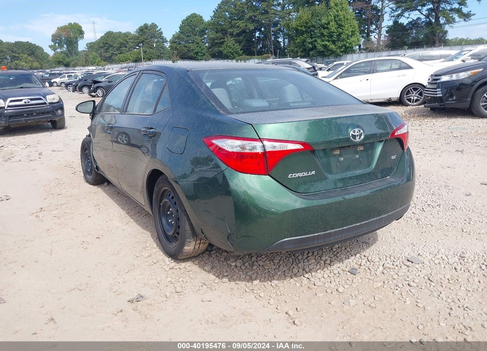 2015 TOYOTA COROLLA LE VIN: 5YFBURHE3FP280075