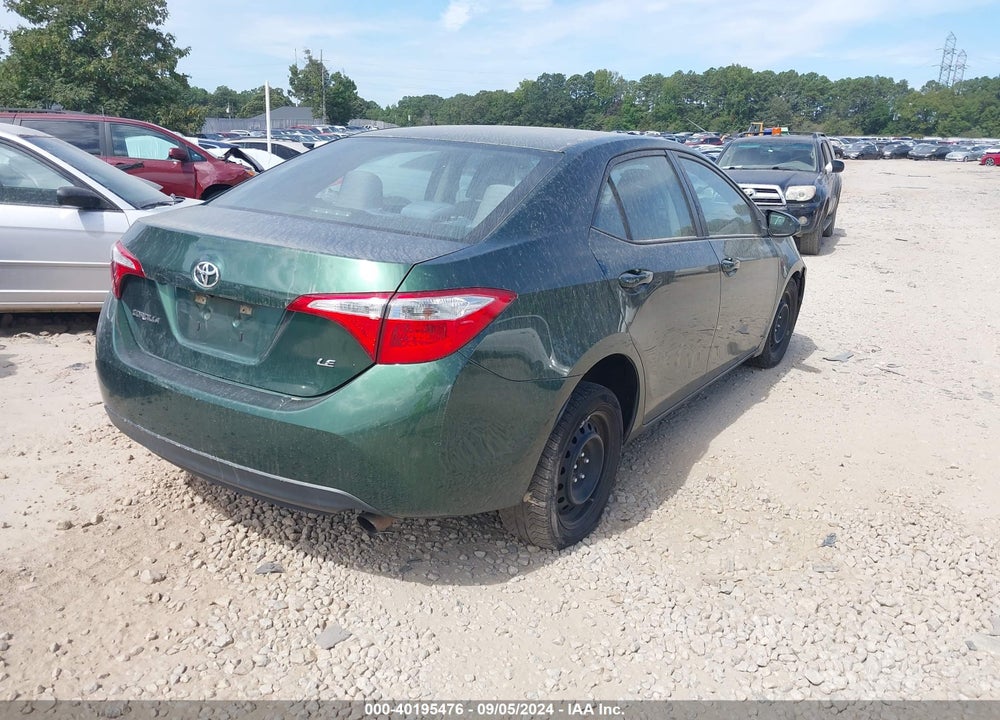 2015 TOYOTA COROLLA LE VIN: 5YFBURHE3FP280075