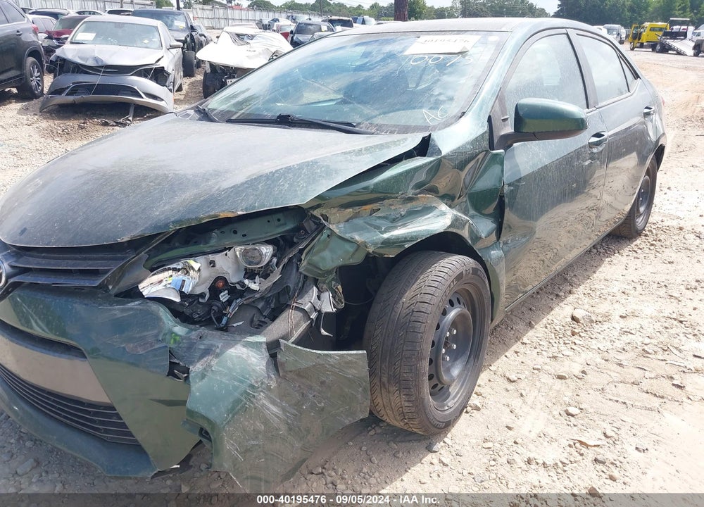 2015 TOYOTA COROLLA LE VIN: 5YFBURHE3FP280075