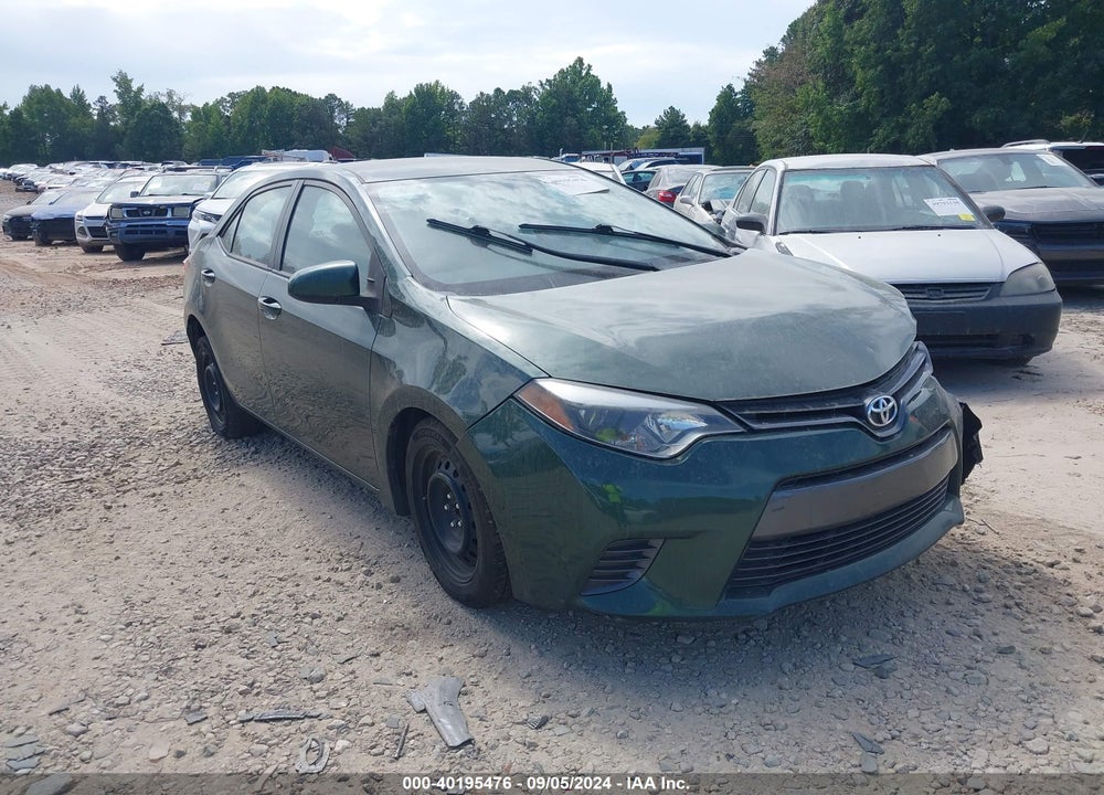 2015 TOYOTA COROLLA LE VIN: 5YFBURHE3FP280075
