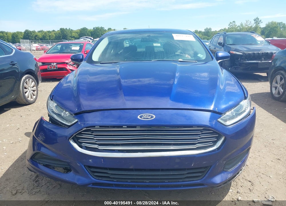 2013 FORD FUSION S VIN: 3FA6P0G7XDR259731