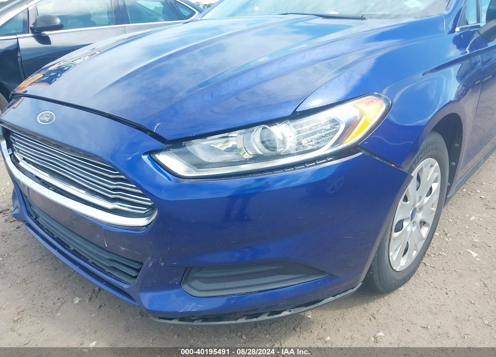 2013 FORD FUSION S VIN: 3FA6P0G7XDR259731
