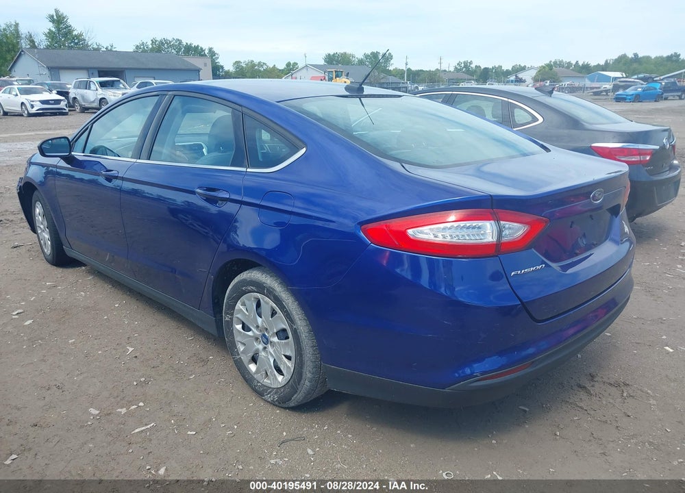 2013 FORD FUSION S VIN: 3FA6P0G7XDR259731