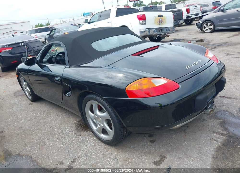 2002 PORSCHE BOXSTER S VIN: WP0CB29862U663287
