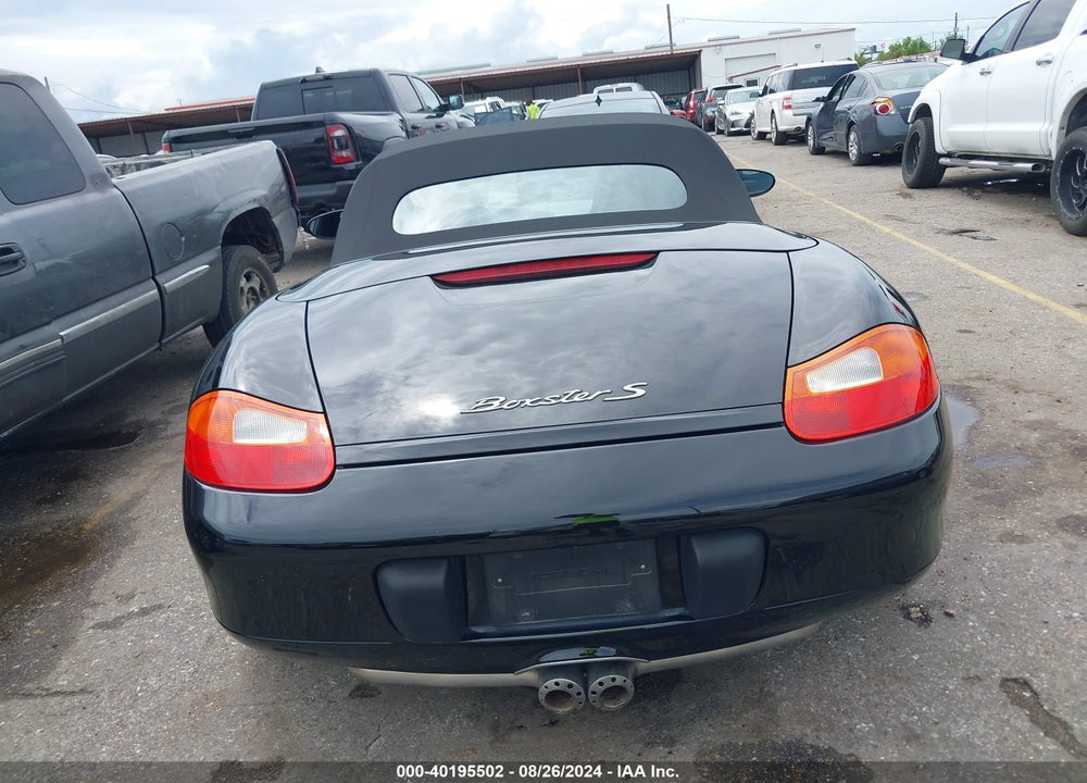 2002 PORSCHE BOXSTER S VIN: WP0CB29862U663287