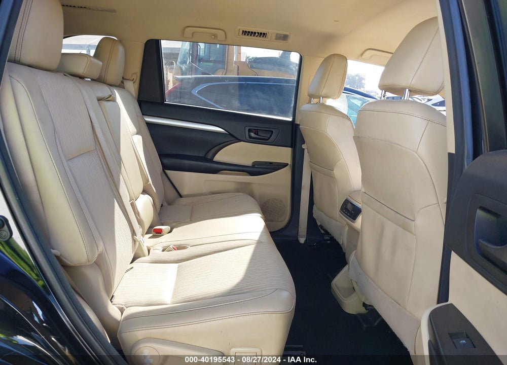 2017 TOYOTA HIGHLANDER LE PLUS VIN: 5TDZZRFH3HS224192