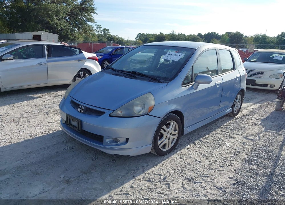 2008 HONDA FIT SPORT VIN: JHMGD38678S002470