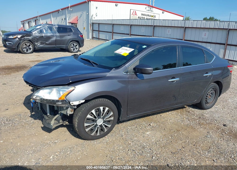 2015 NISSAN SENTRA SV VIN: 3N1AB7APXFL687988