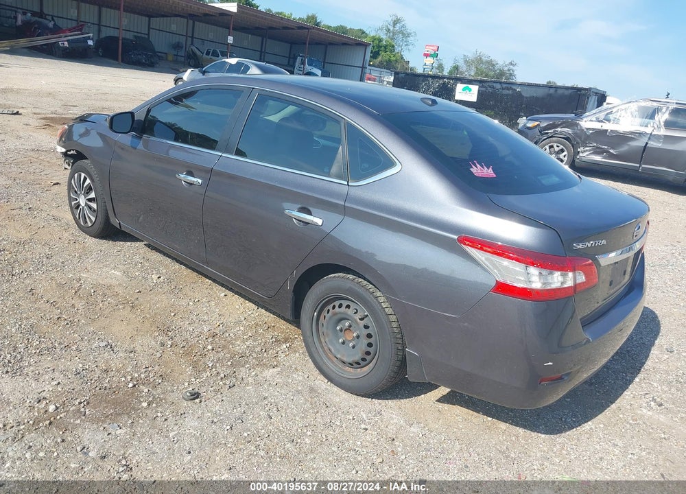 2015 NISSAN SENTRA SV VIN: 3N1AB7APXFL687988