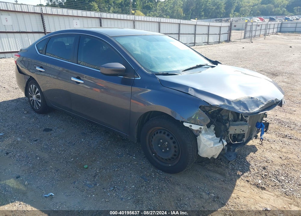 2015 NISSAN SENTRA SV VIN: 3N1AB7APXFL687988