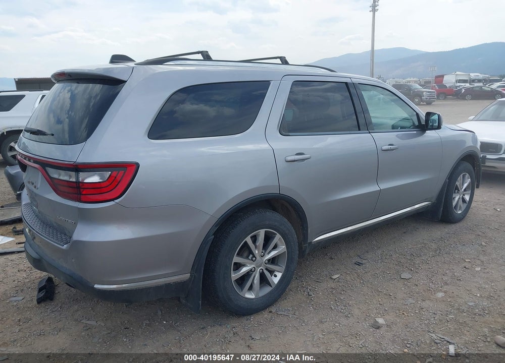 2014 DODGE DURANGO LIMITED VIN: 1C4RDJDG1EC345567