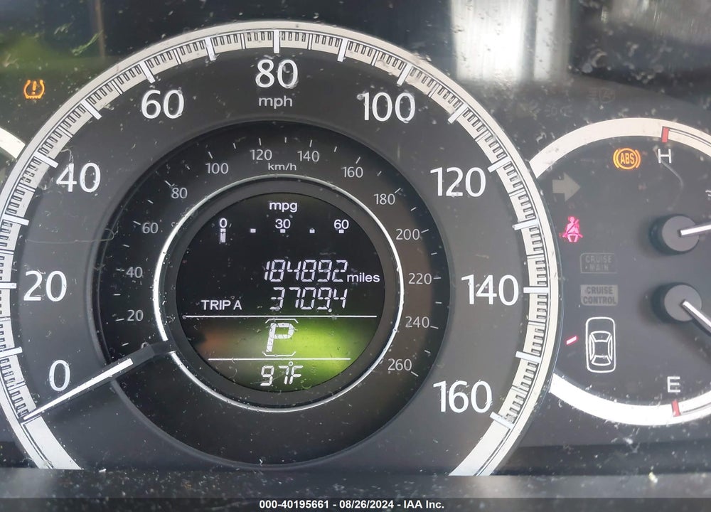 2013 HONDA ACCORD VIN: 1HGCR2F36DA078381