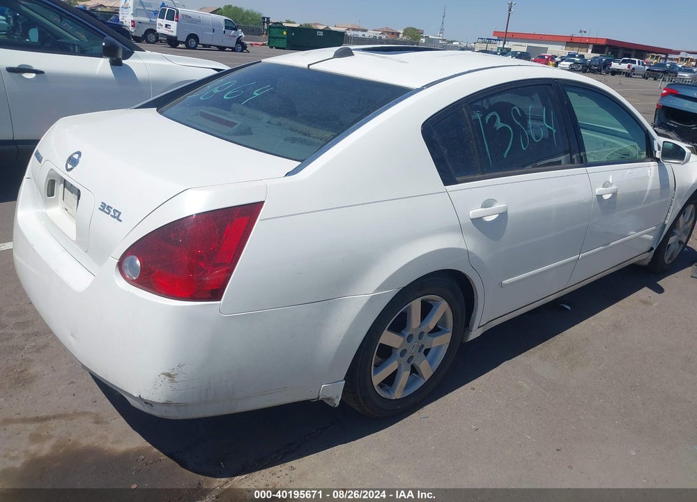 2004 NISSAN MAXIMA 3.5 SL VIN: 1N4BA41E44C845824