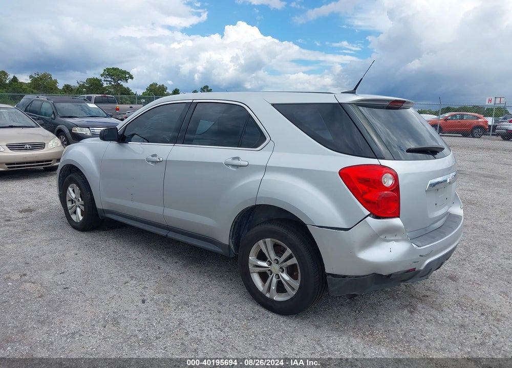 2012 CHEVROLET EQUINOX LS VIN: 2GNALBEK1C6339788
