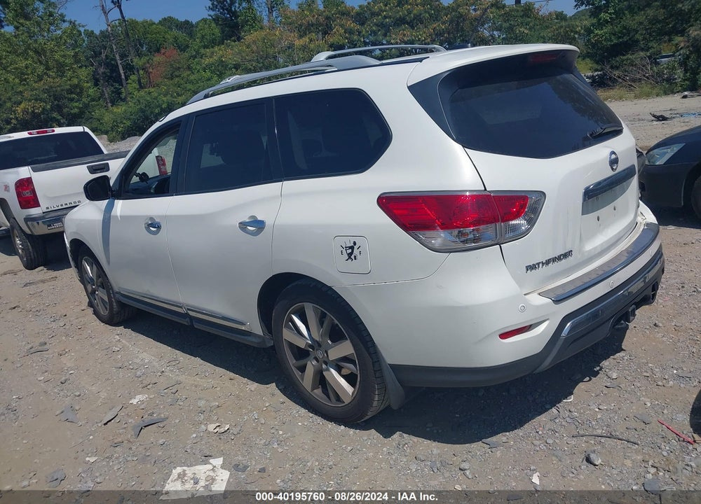 2014 NISSAN PATHFINDER PLATINUM VIN: 5N1AR2MN6EC651291