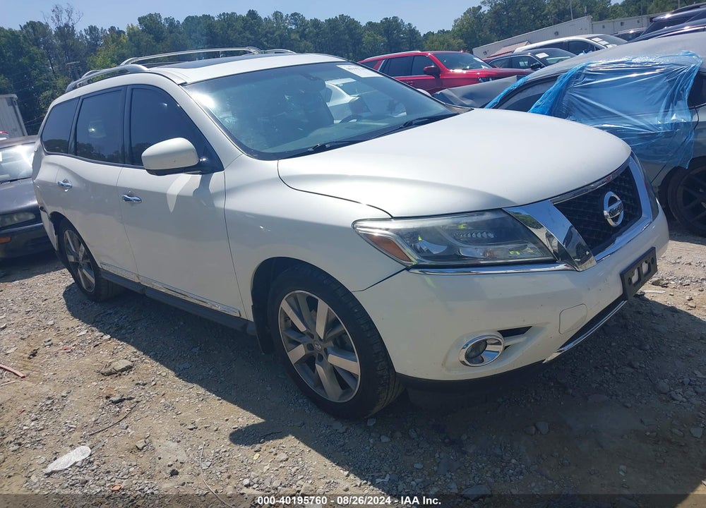 2014 NISSAN PATHFINDER PLATINUM VIN: 5N1AR2MN6EC651291