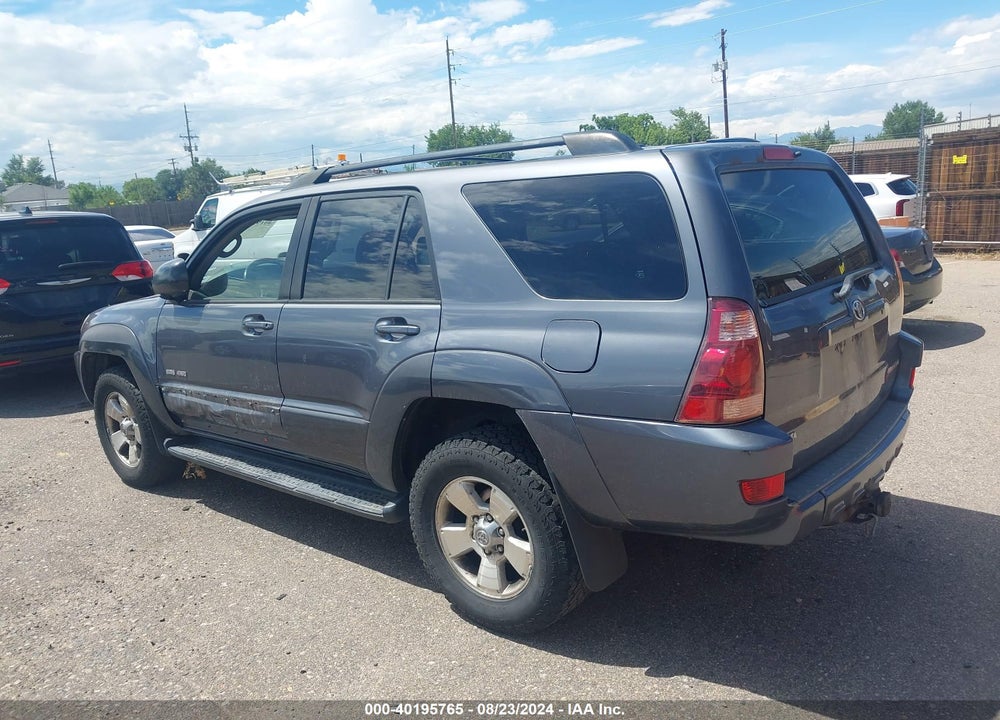 2005 TOYOTA 4RUNNER SR5 V8 VIN: JTEBT14R750053604