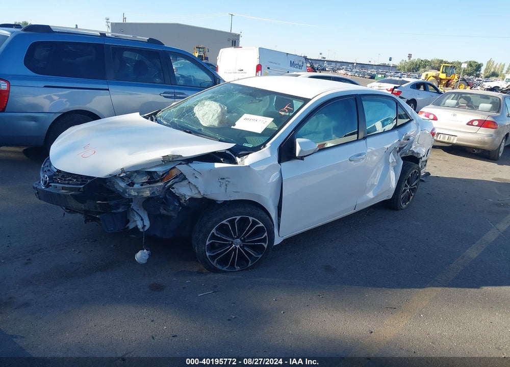 2015 TOYOTA COROLLA S PLUS VIN: 2T1BURHE6FC428218
