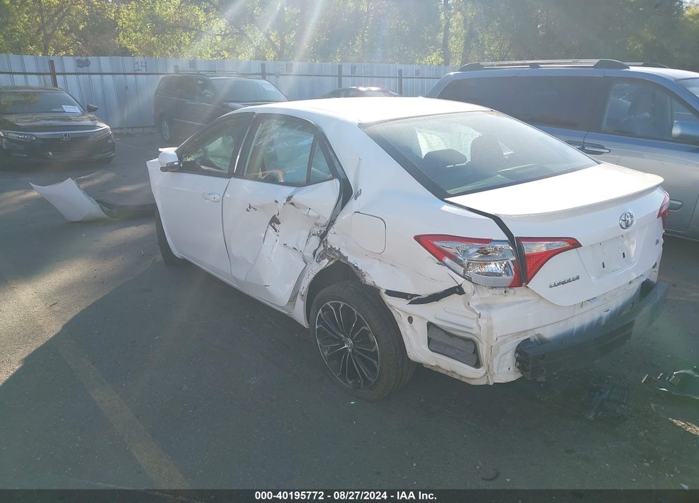 2015 TOYOTA COROLLA S PLUS VIN: 2T1BURHE6FC428218