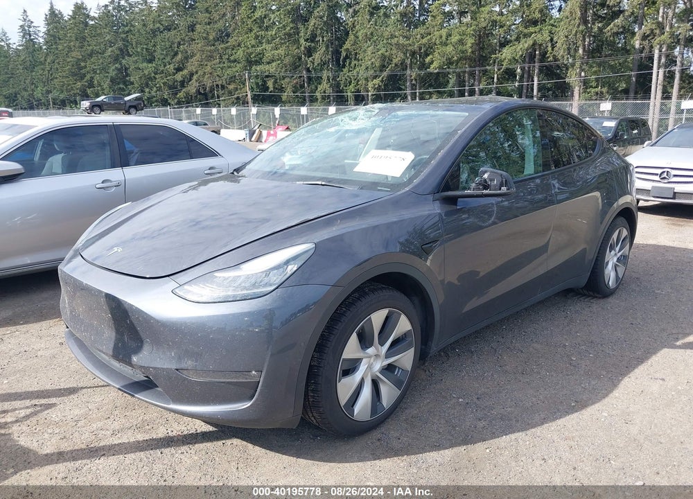 2021 TESLA MODEL Y LONG RANGE DUAL MOTOR ALL-WHEEL DRIVE VIN: 5YJYGDEE7MF174391