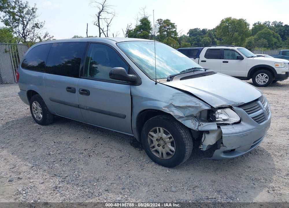 2006 DODGE GRAND CARAVAN SE VIN: 1D4GP24R96B558055