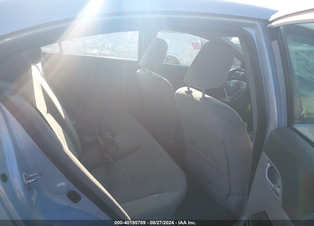 2012 HONDA CIVIC LX VIN: 19XFB2F51CE315131
