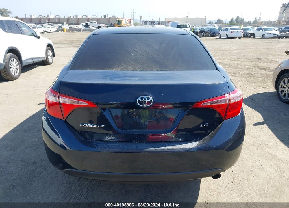 2019 TOYOTA COROLLA LE VIN: 2T1BURHE8KC168611
