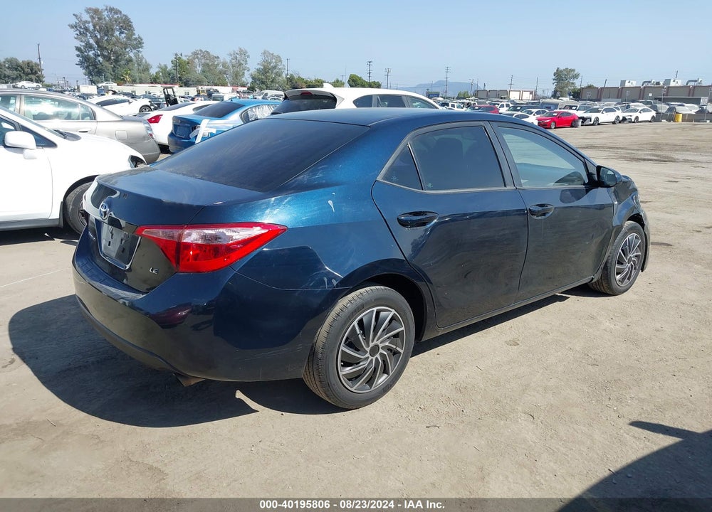 2019 TOYOTA COROLLA LE VIN: 2T1BURHE8KC168611