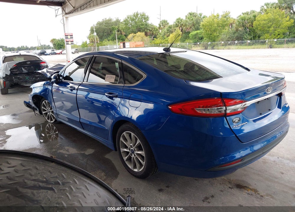 2017 FORD FUSION SE VIN: 3FA6P0HD7HR262564