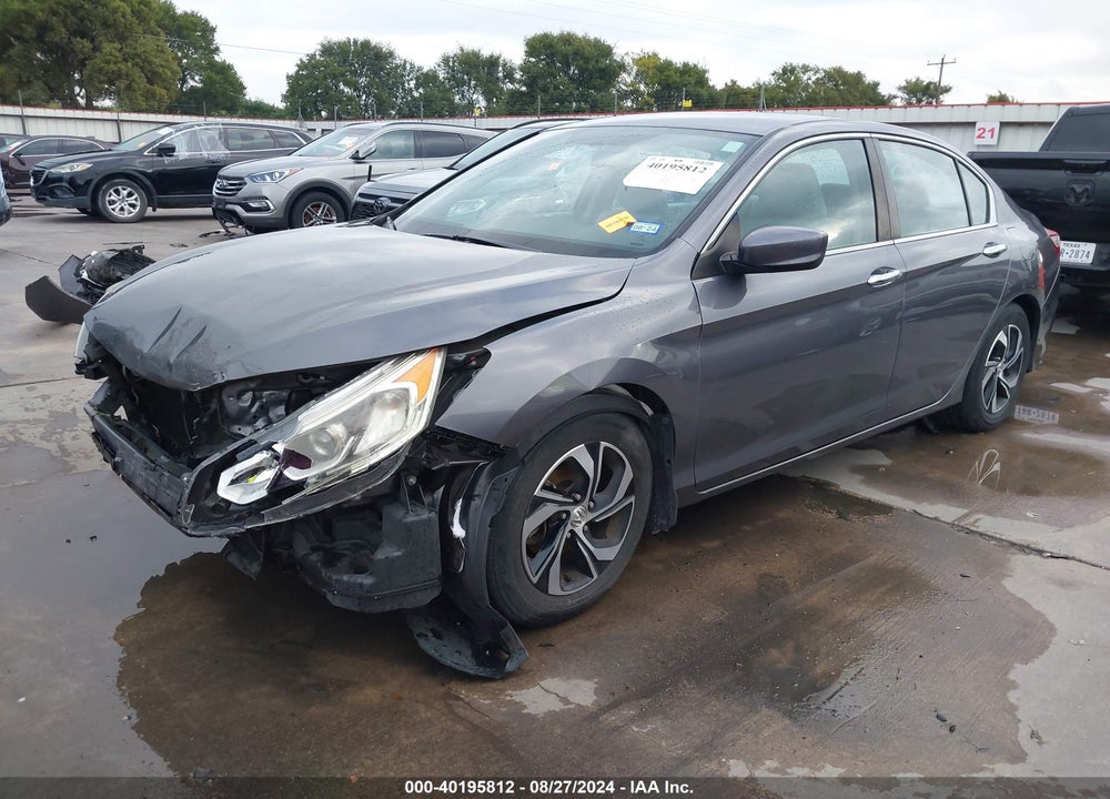 2016 HONDA ACCORD LX VIN: 1HGCR2F36GA086890