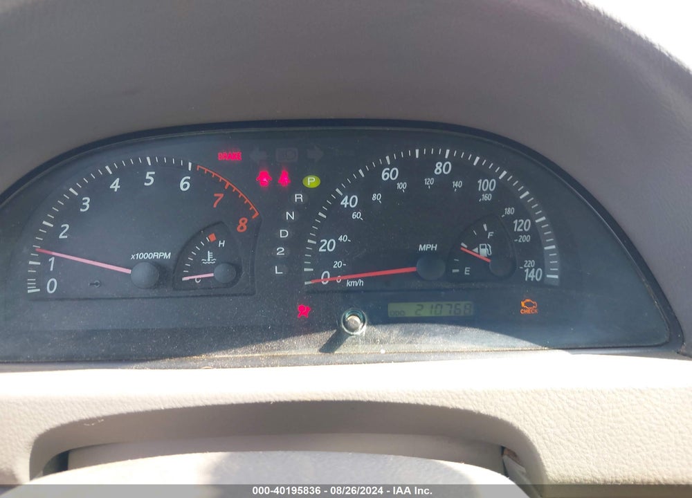 2004 TOYOTA CAMRY XLE V6 VIN: 4T1BF30K94U579946