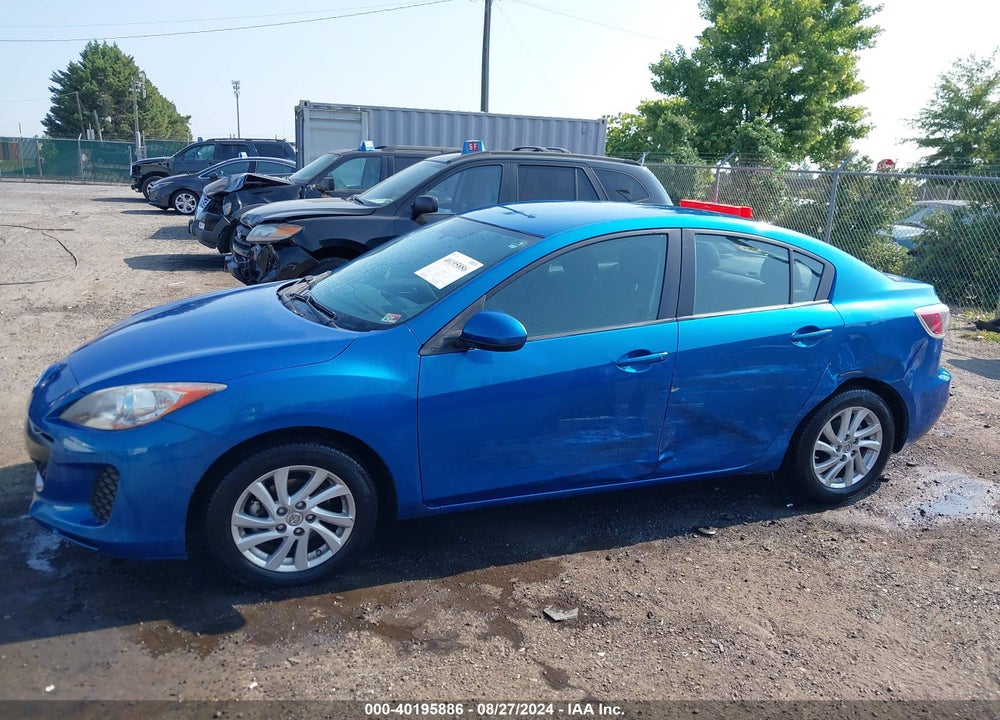 2012 MAZDA 3 I TOURING VIN: JM1BL1V71C1602190