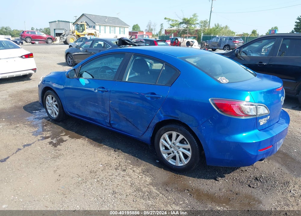 2012 MAZDA 3 I TOURING VIN: JM1BL1V71C1602190