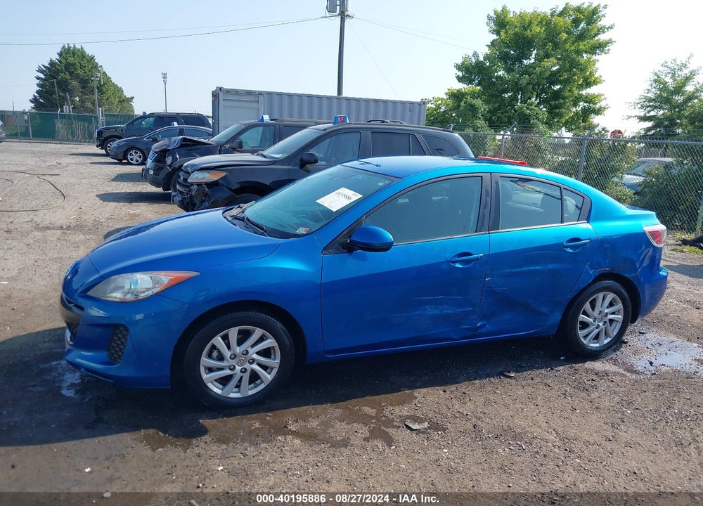 2012 MAZDA 3 I TOURING VIN: JM1BL1V71C1602190