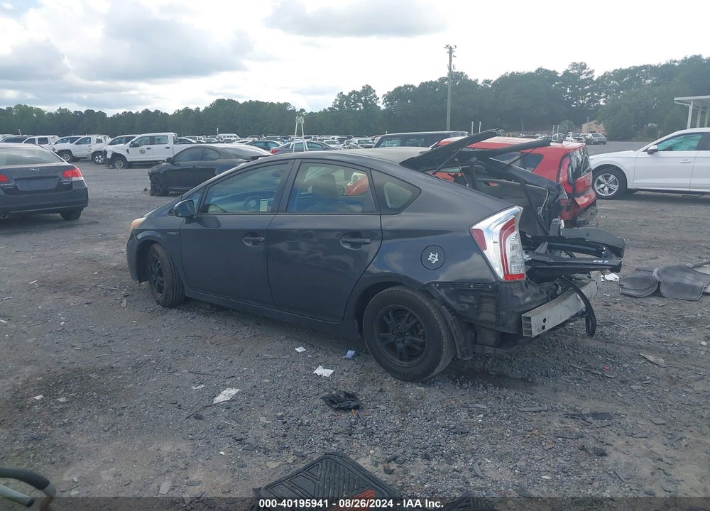 2013 TOYOTA PRIUS THREE VIN: JTDKN3DU9D5603725