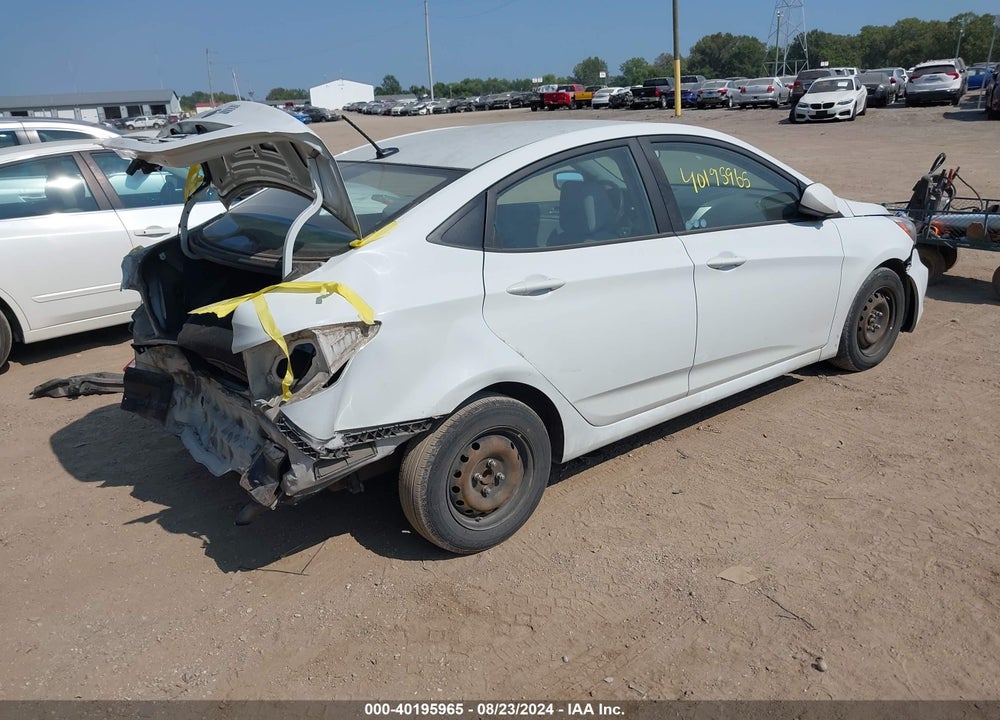 2017 HYUNDAI ACCENT SE VIN: KMHCT4AE8HU375625